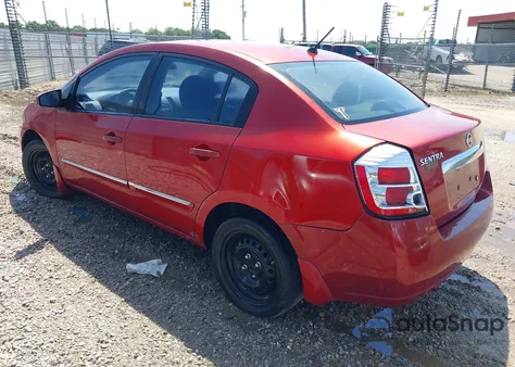 2010 Nissan Sentra 2.0S из США, поврежденный, VIN 3N1AB6AP6AL682709
